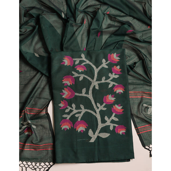 PURE COTTON JAMDHANI SUIT SET