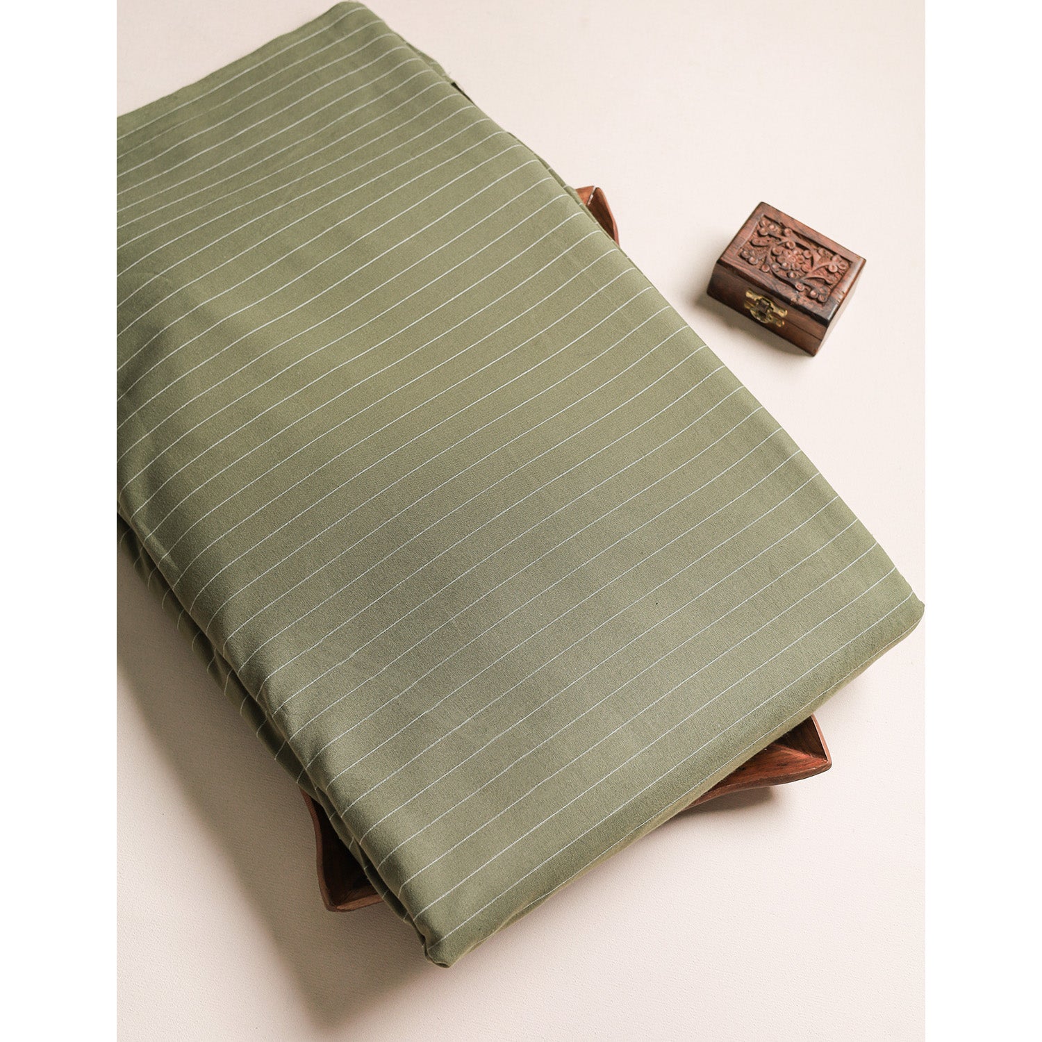 COTTON HANDLOOM STRIPED FABRIC