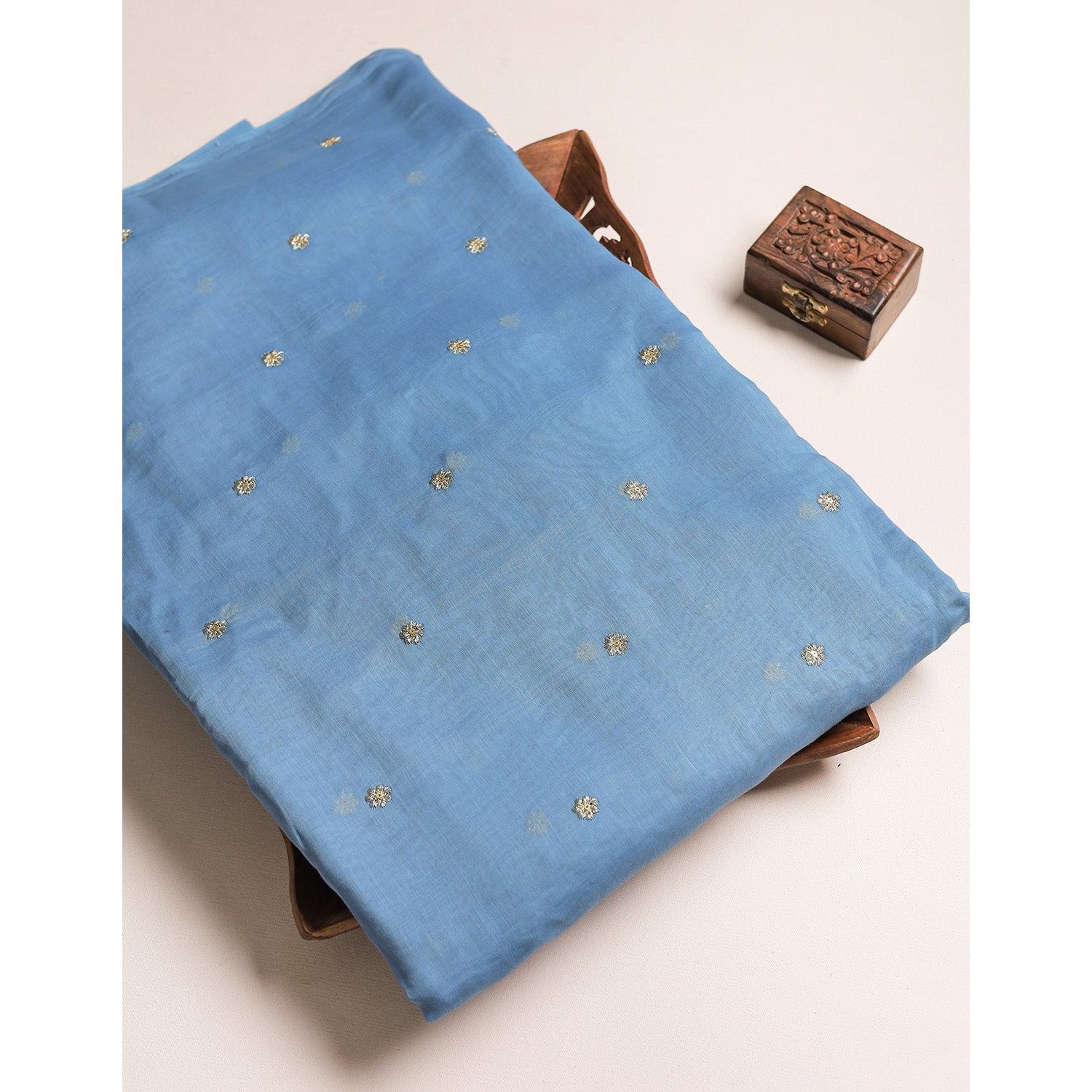 MALAI CHANDERI EMBROIDERED MIX & MATCH