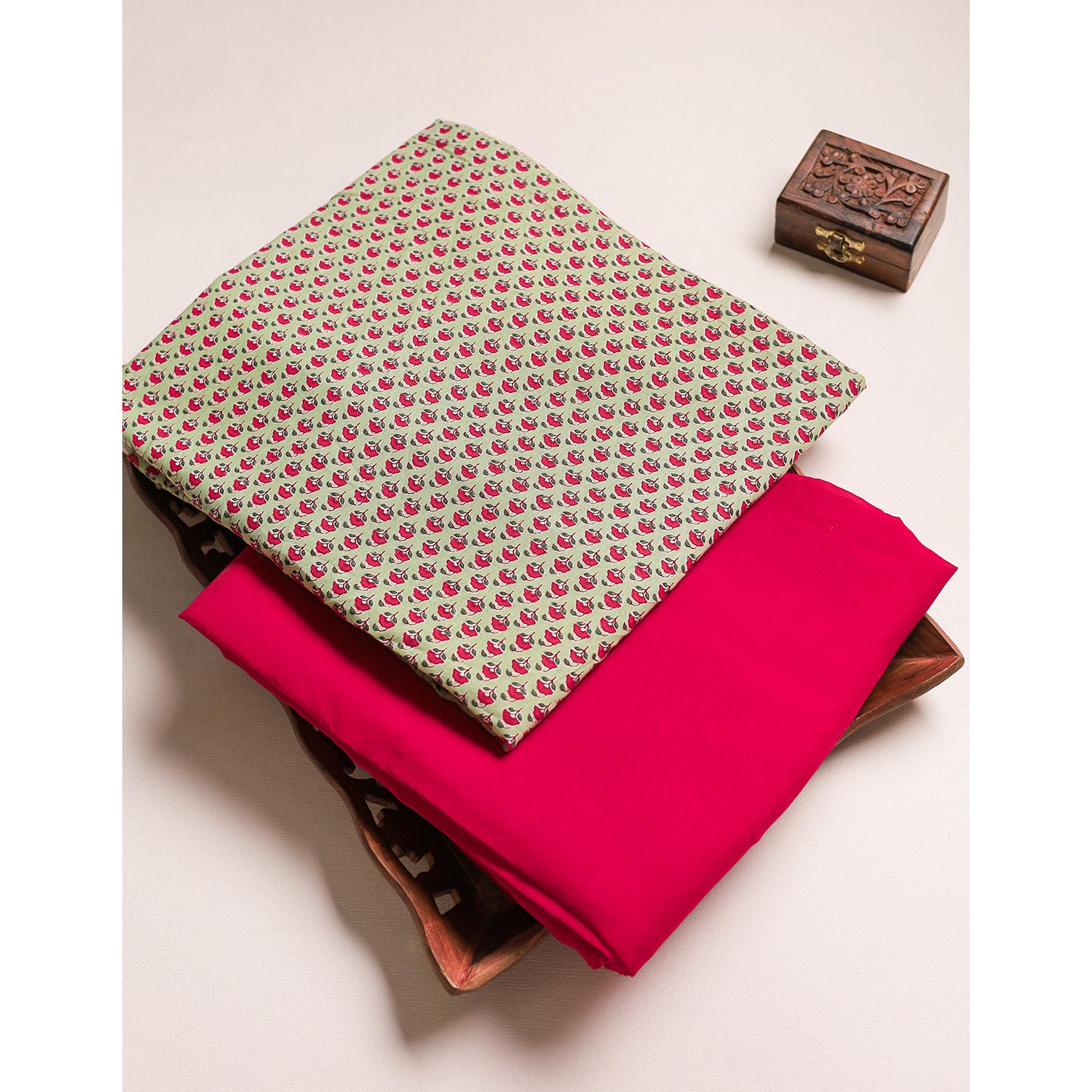 MALAI CHANDERI PRINTED MIX & MATCH