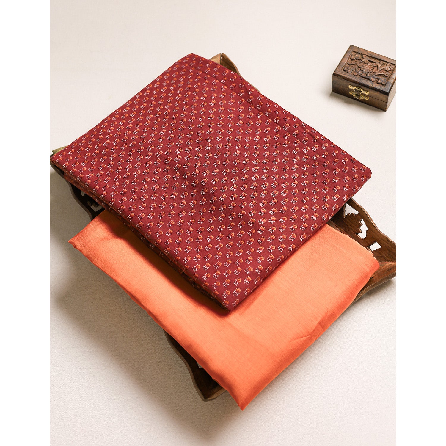 MALAI CHANDERI PRINTED MIX & MATCH