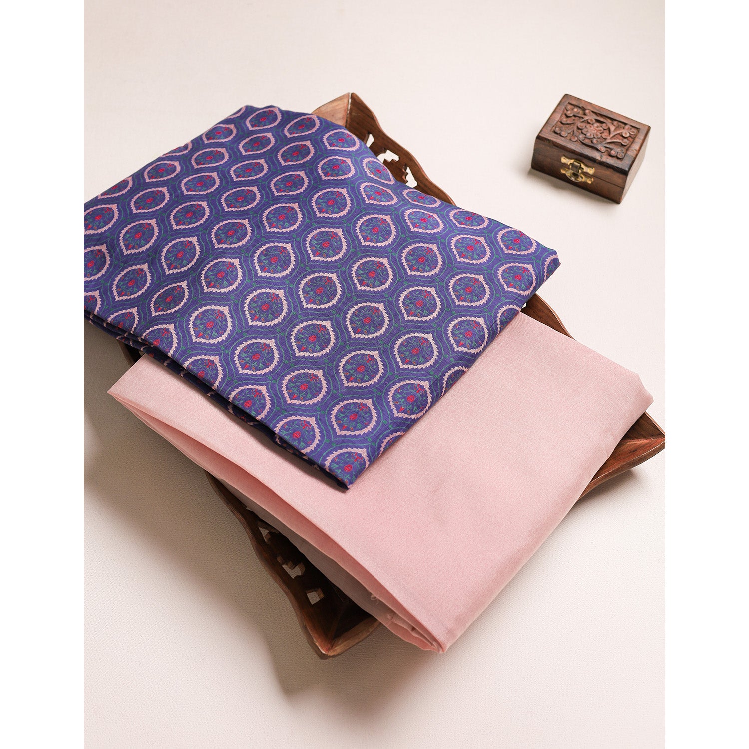 MALAI CHANDERI PRINTED MIX & MATCH