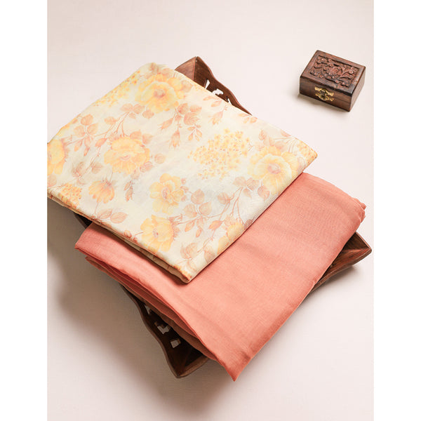 MALAI CHANDERI PRINTED MIX & MATCH