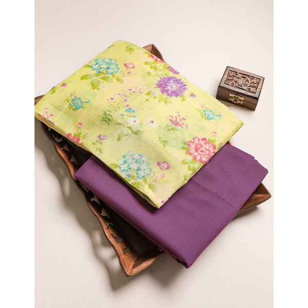 MALAI CHANDERI PRINTED MIX & MATCH