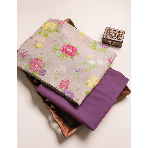 MALAI CHANDERI PRINTED MIX & MATCH