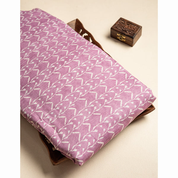 PURE MUL CHANDERI PRINTED FABRIC