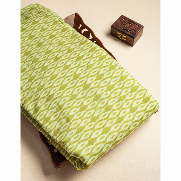 PURE MUL CHANDERI PRINTED FABRIC