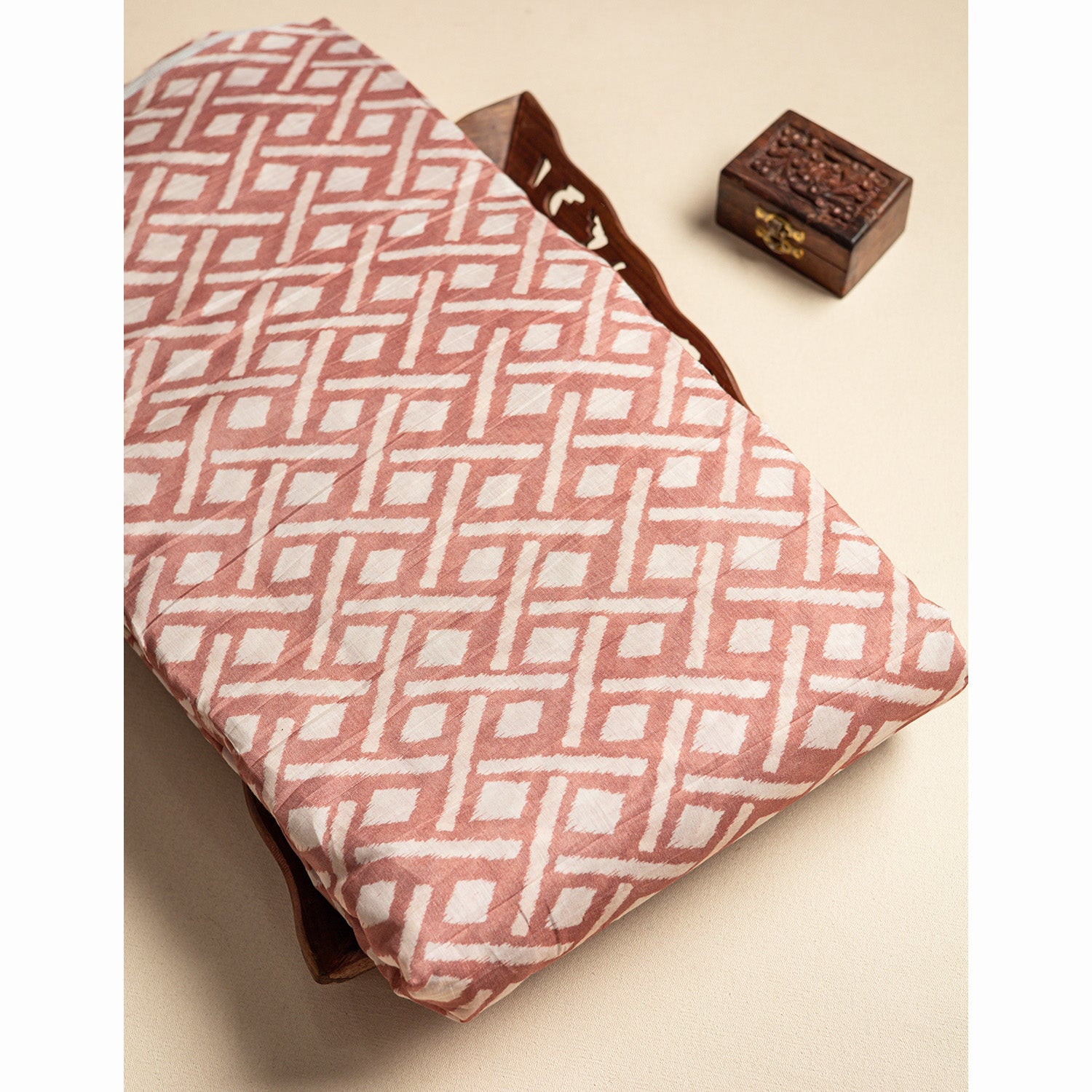 PURE MUL CHANDERI PRINTED FABRIC