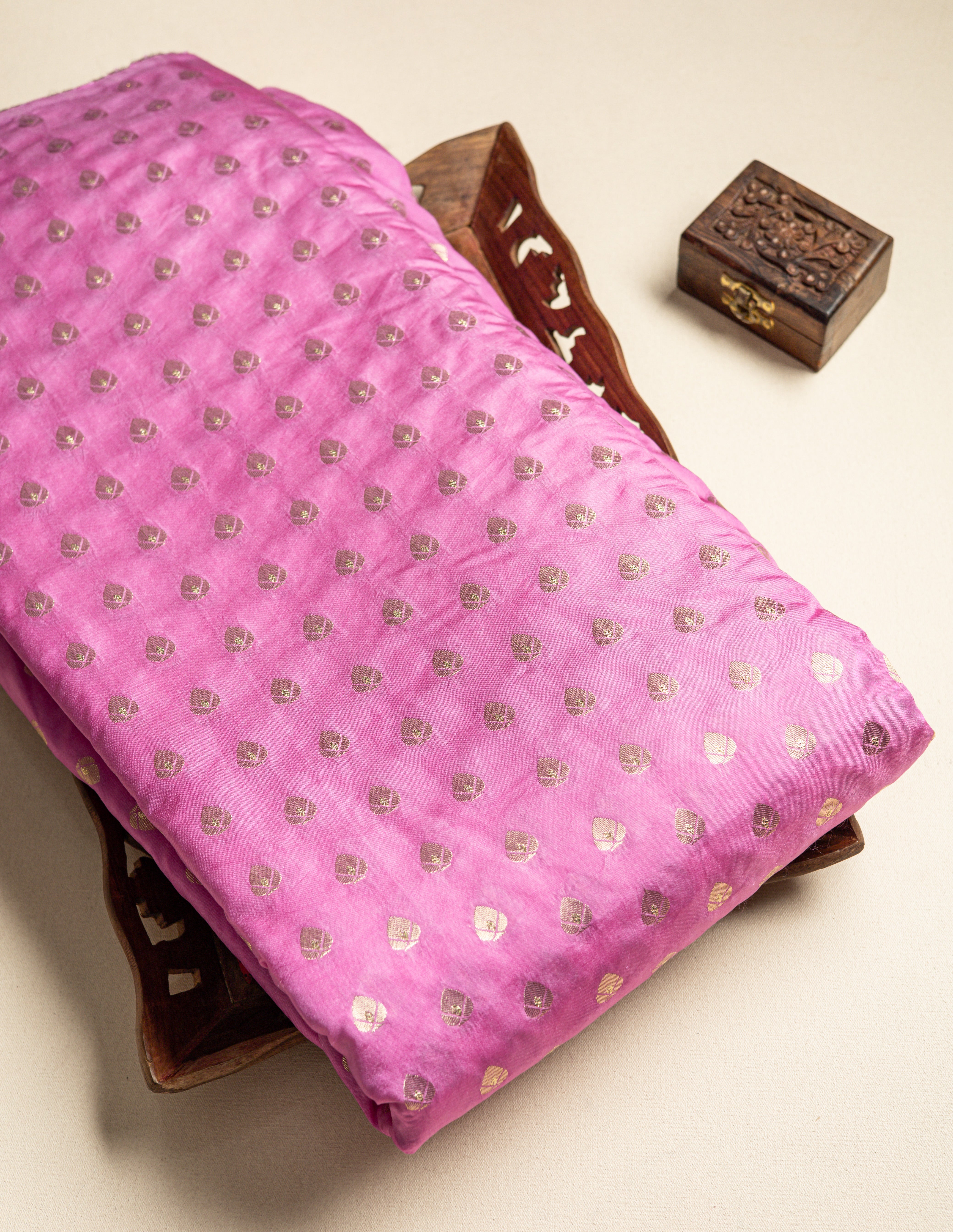 BROCADE SILK BUTTA FABRIC