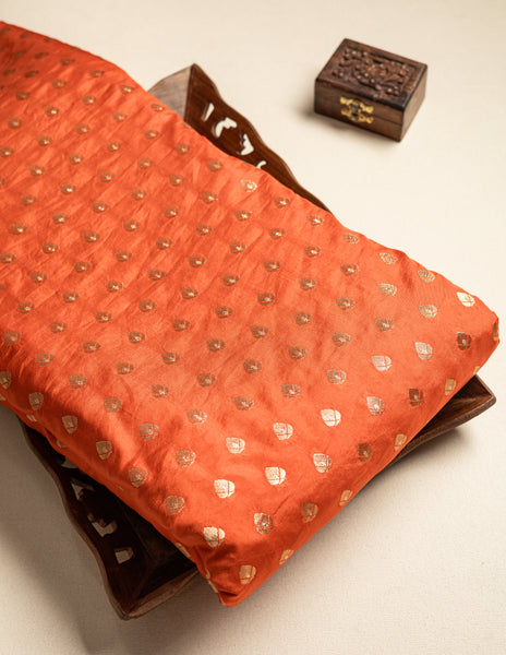 BROCADE SILK BUTTA FABRIC