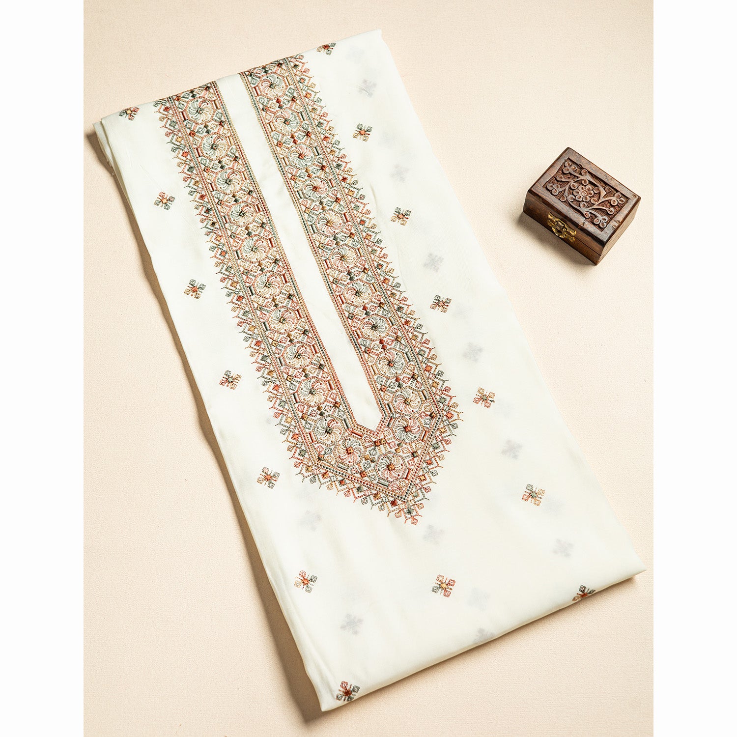 ANVAYA MEN'S PRE-CUT KURTA FABRIC