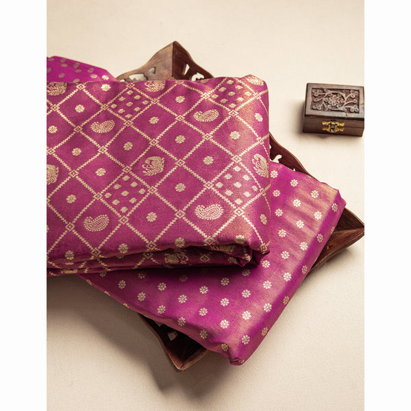 SEMI TISSUE BROCADE FABRIC