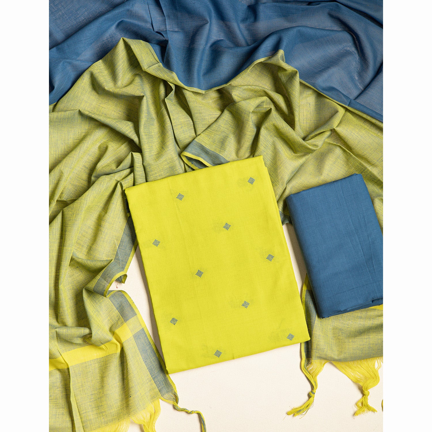 COTTON WOVEN SUIT SET