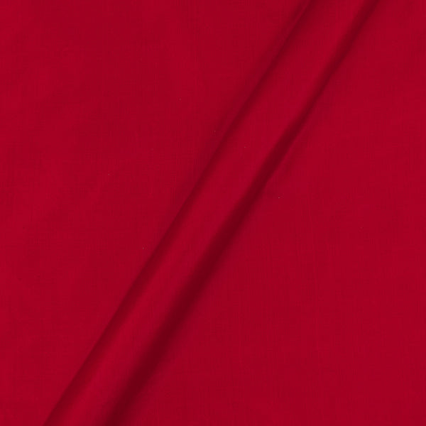 Plain Silk Poppy Red Colour 43 Inches Width Fabric freeshipping - SourceItRight