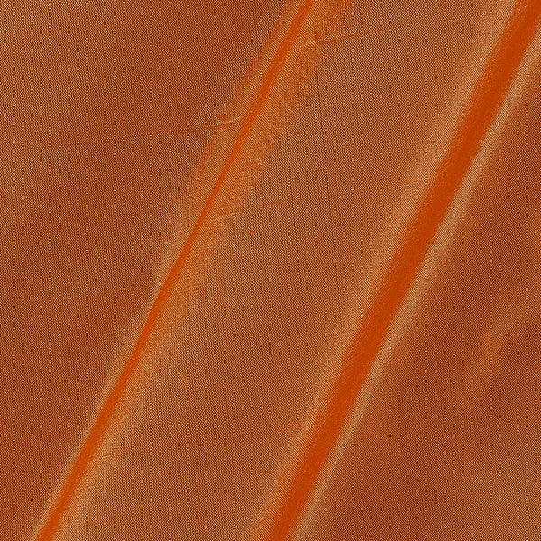 Plain Silk Rust Orange Colour Fabric freeshipping - SourceItRight