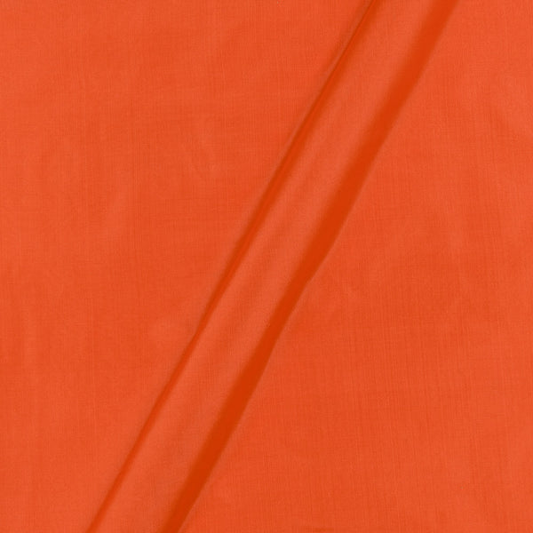 Plain Silk Orange Colour 41 Inches Width Fabric freeshipping - SourceItRight