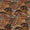 Premium Satin Nut Brown Colour Animal Print 43 Inches Width Fabric freeshipping - SourceItRight
