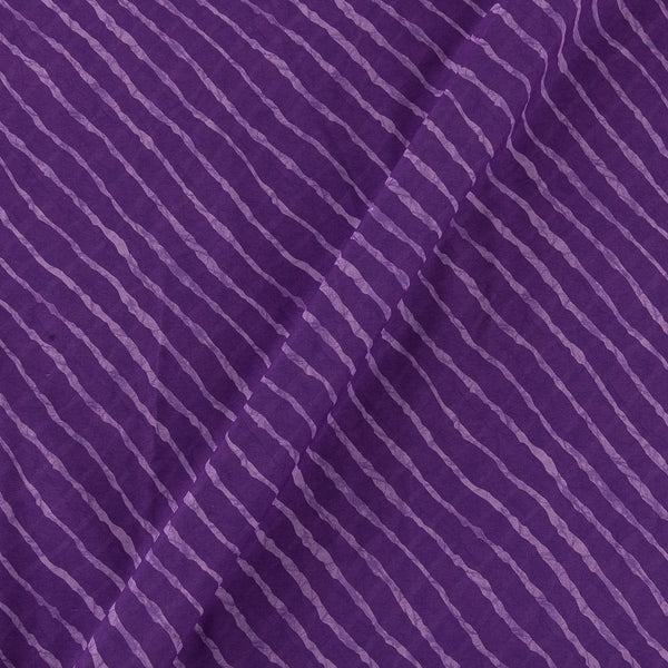Georgette Dark Purple Colour Leheriya Print Poly Fabric Online 2253CL25