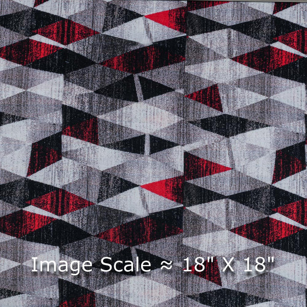 Premium Digital Poly Twill Off White Colour 43 Inches Width Geometric Print Fabric freeshipping - SourceItRight