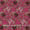 Premium Digital Twill Dobby Candy Pink Colour Floral Jaal Print 43 Inches Width Poly Fabric freeshipping - SourceItRight