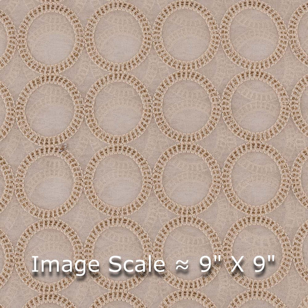 Dyeable Georgette Off White Colour Gold Sequence And Thread Embroidered 43 inches Width Fabric freeshipping - SourceItRight