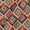 Cotton Off White Colour Multi Thread & Tikki Embroidered Fabric Online 3313A