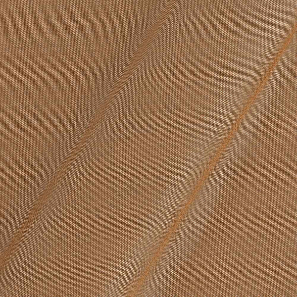 Spun Cotton (Banarasi PS Cotton Silk) Beige Gold Colour Fabric - Dry Clean Only freeshipping - SourceItRight