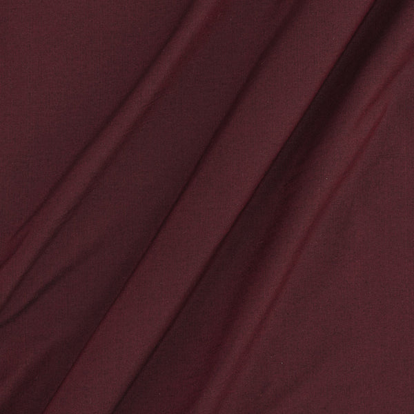 Spun Cotton (Banarasi PS Cotton Silk) Dark Maroon Colour 45 Inches Width Fabric - Dry Clean Only freeshipping - SourceItRight