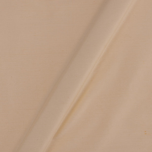 Spun Cotton (Banarasi PS Cotton Silk) Cream Colour Fabric - Dry Clean Only freeshipping - SourceItRight