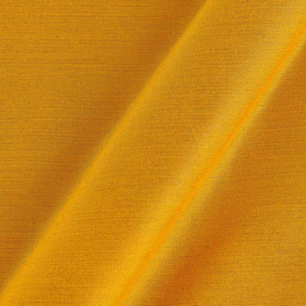 Buy Spun Cotton (Banarasi PS Cotton Silk) Golden Yellow Colour Fabric - Dry Clean Only Online 4000FP
