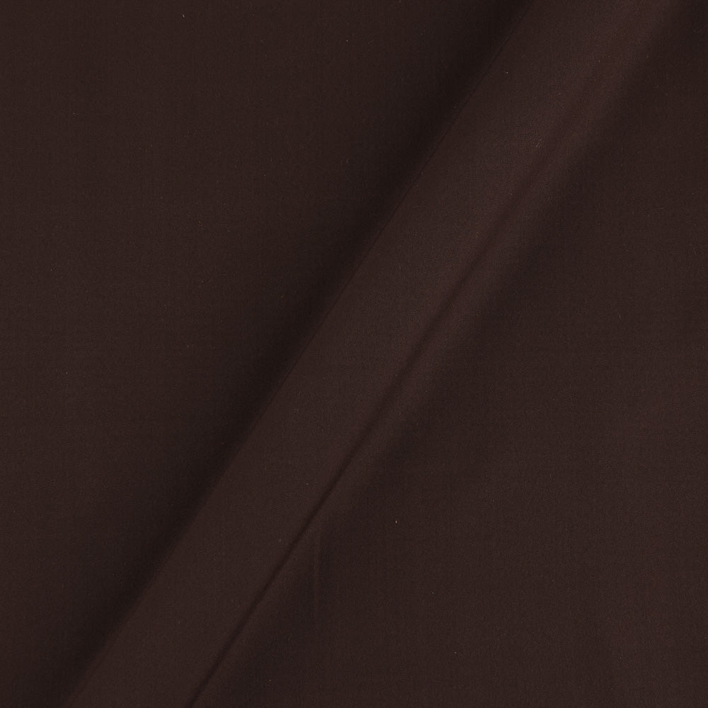 Butter Crepe Dark Coffee Colour Fabric 4001S Online