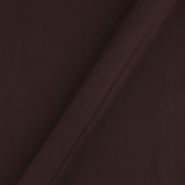 Butter Crepe Dark Coffee Colour Fabric 4001S Online