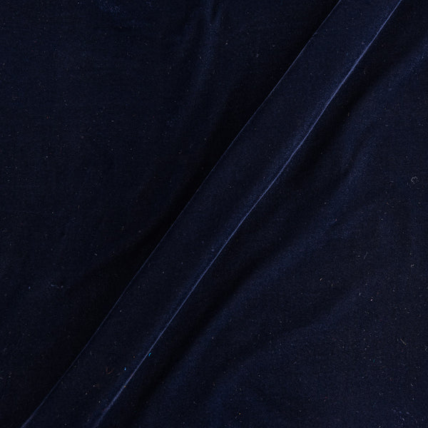Buy Micro Velvet Midnight Blue Colour Fabric 4005Q Online