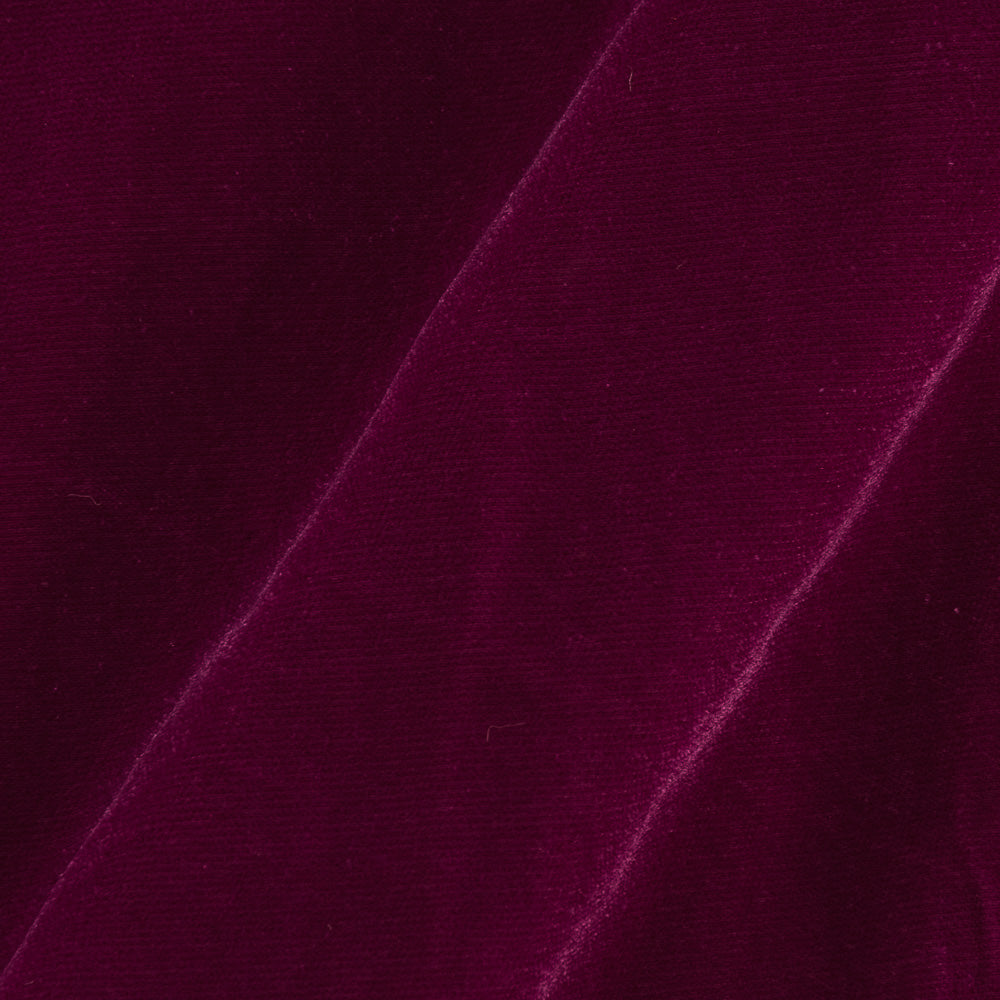 Micro Velvet Soft Fabric 45 inches by The Yard for Sewing Apparel Crafts  (Magenta)