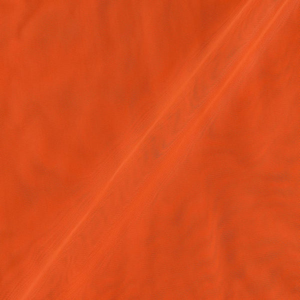 Mono Net Fanta Orange Colour Plain Dyed Fabric 4045BF Online