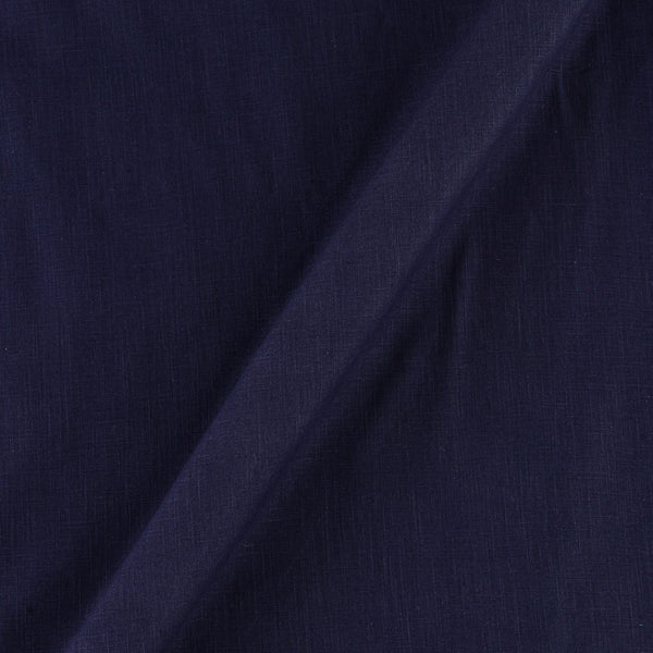 Slub Cotton Navy Blue X Green Cross Tone Fabric Online 4090GC