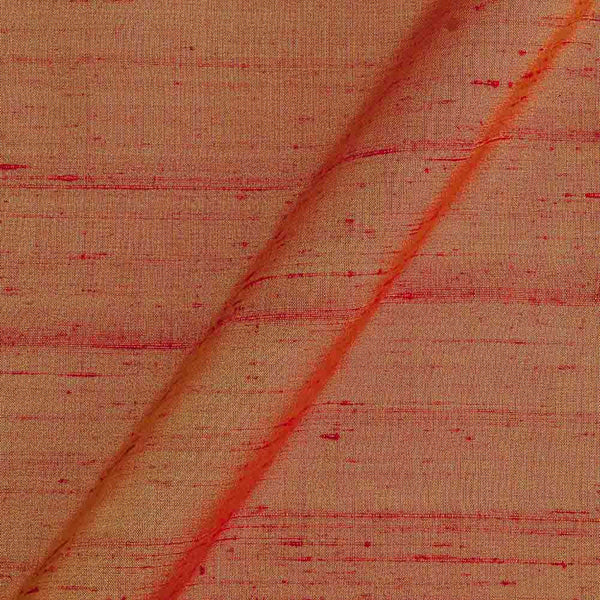 Raw Silk Tissue Rust Red Colour Fabric freeshipping - SourceItRight