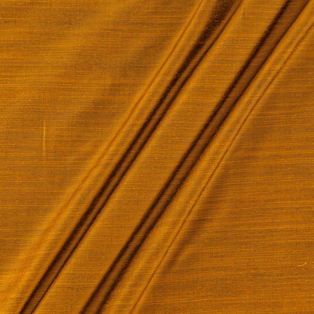 Spun Dupion (Artificial Raw Silk) Bronze Two Tone 43 Inches Width Fabric freeshipping - SourceItRight