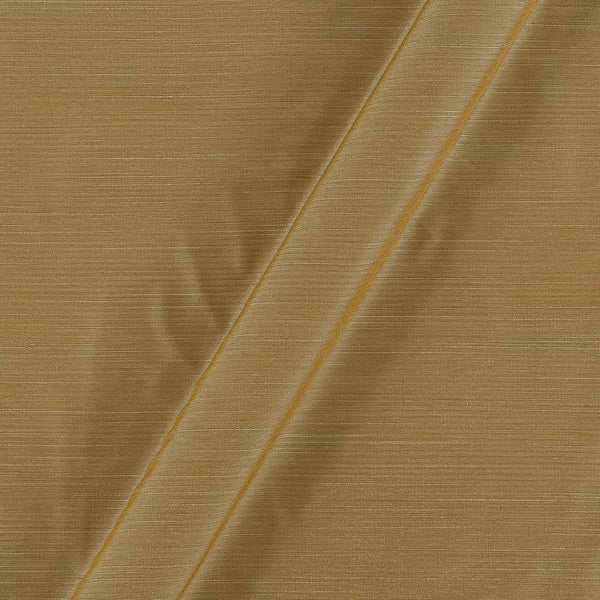 Spun Dupion (Artificial Raw Silk)  Beige Colour 42 inches Width Fabric freeshipping - SourceItRight