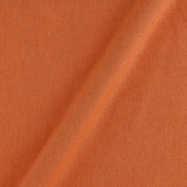 Buy Flex [Cotton Linen] Carrot Orange Colour Fabric 4147BT Online