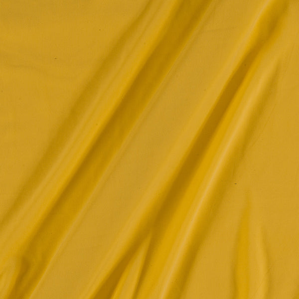 Flowy (Crepe Type) Heavy Quality Dyed Polyester Minion Yellow Colour Fabric 4184B