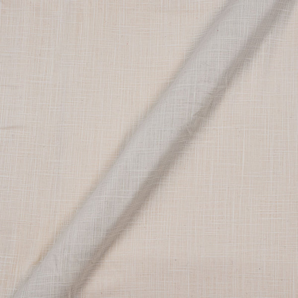 Buy Rayon Slub White Colour Stretchable Fabric 4190H Online
