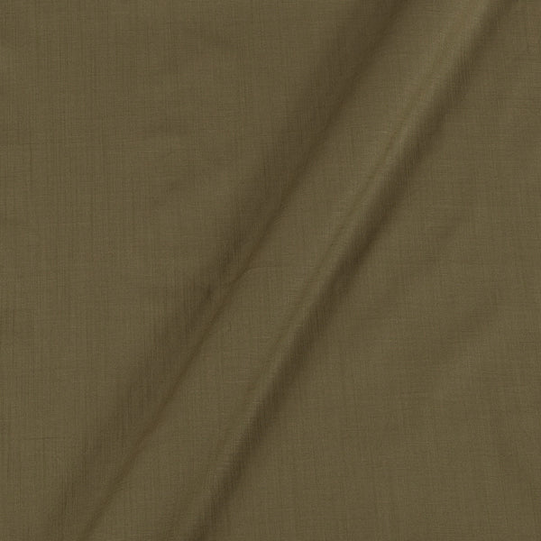 Rayon Slub Dark Olive Colour 45 Inches Width Stretchable Fabric freeshipping - SourceItRight