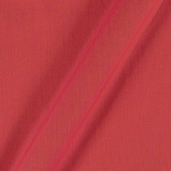 Mercerised Soft Cotton Coral Two Tone 45 Inches Width Plain Dyed Fabric freeshipping - SourceItRight
