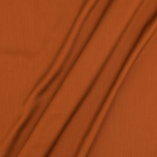 Buy Dyed Modal Satin [Modal Silk] Rust Colour Premium Viscose Fabric 4193BE Online