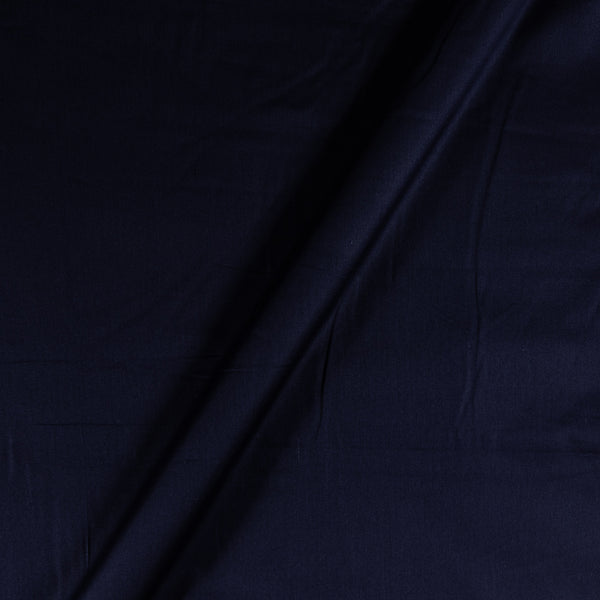 Buy Cotton Satin Midnight Blue Colour Plain Dyed Fabric 4197L Online