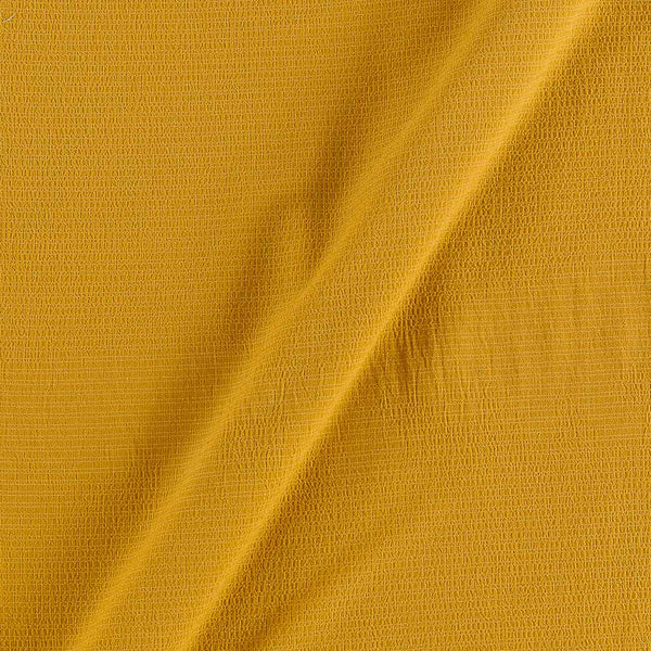 Soft Grainy Mustard Yellow Colour 60 Inches Width Imported Crepe Fabric freeshipping - SourceItRight