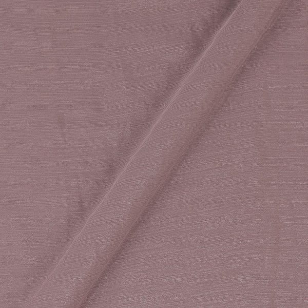Wrinkle Shimmer Chiffon Dusty Rose Colour 60 Inches Width Imported Fabric freeshipping - SourceItRight