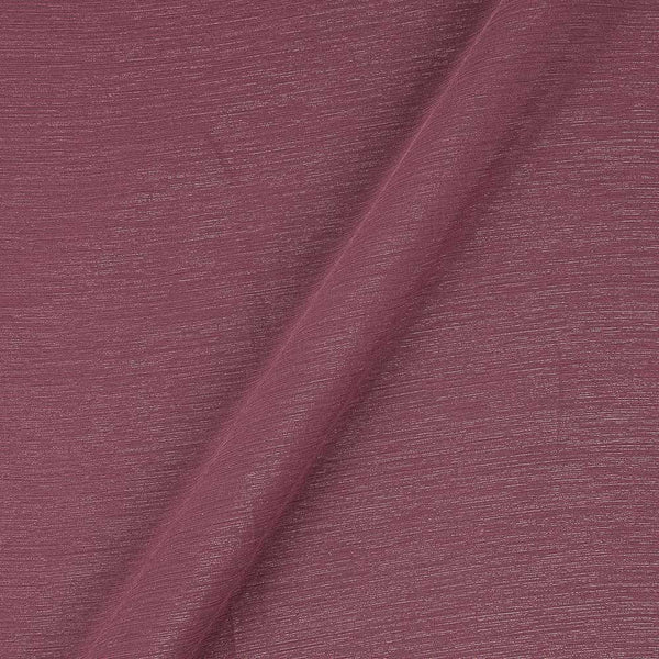 Wrinkle Shimmer Chiffon Dusty Pink Colour 60 Inches Width Imported Fabric freeshipping - SourceItRight