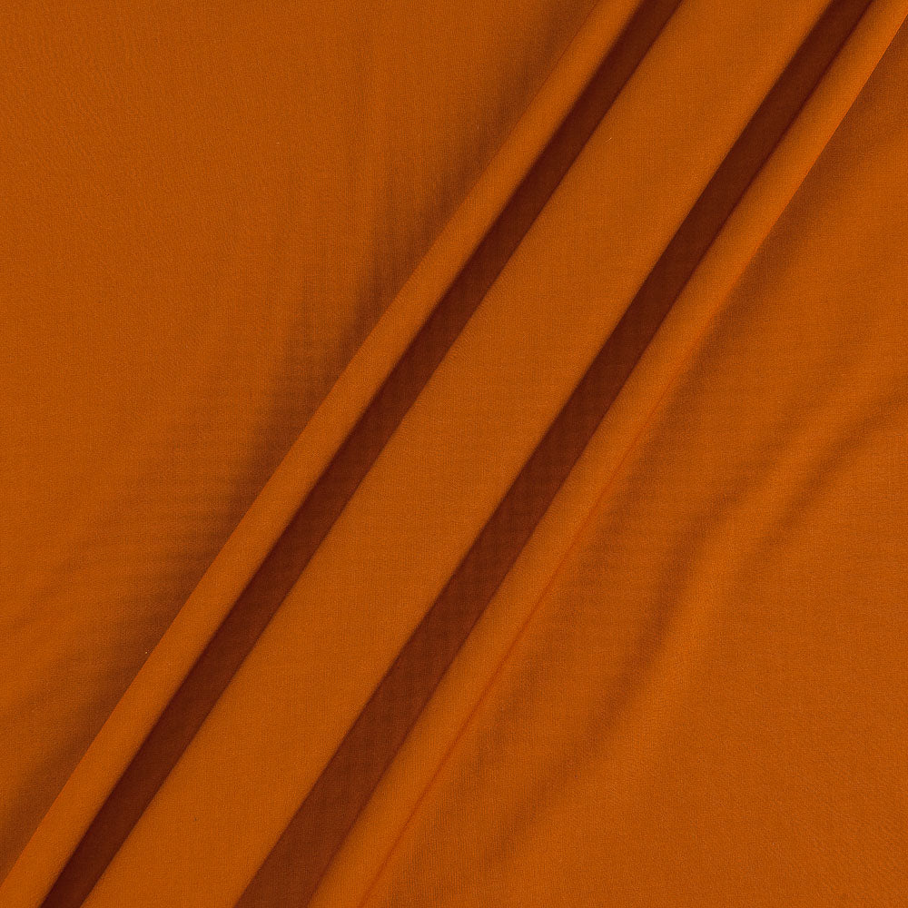 Buy Lizzy Bizzy Rust Orange Colour Plain Dyed Fabric Online 4212AL